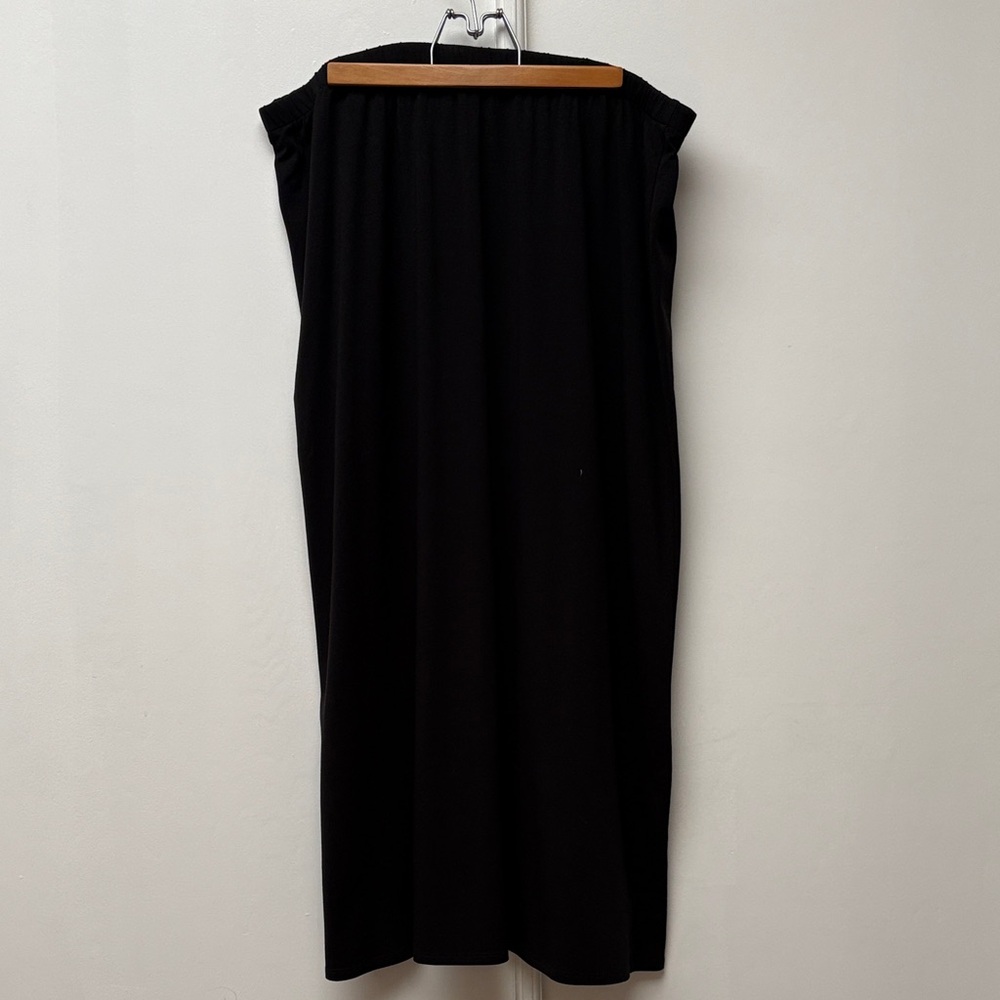 Eileen Fisher Black Midi Skirt